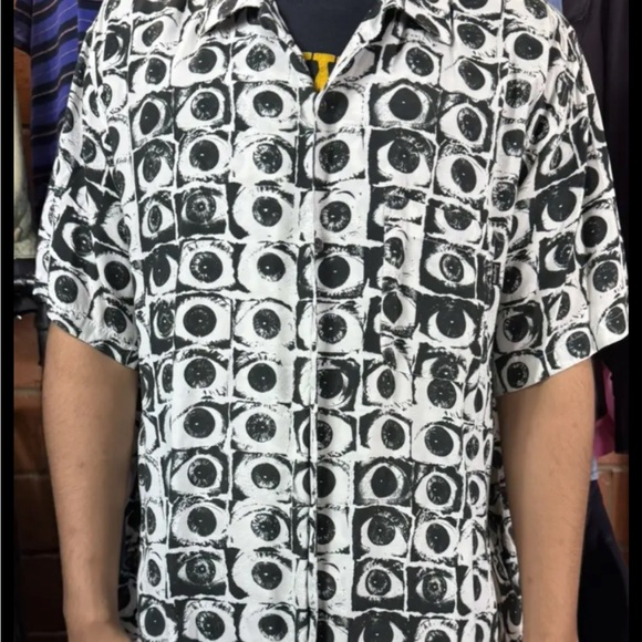 Other - Black and White Patterned Men's Shirt